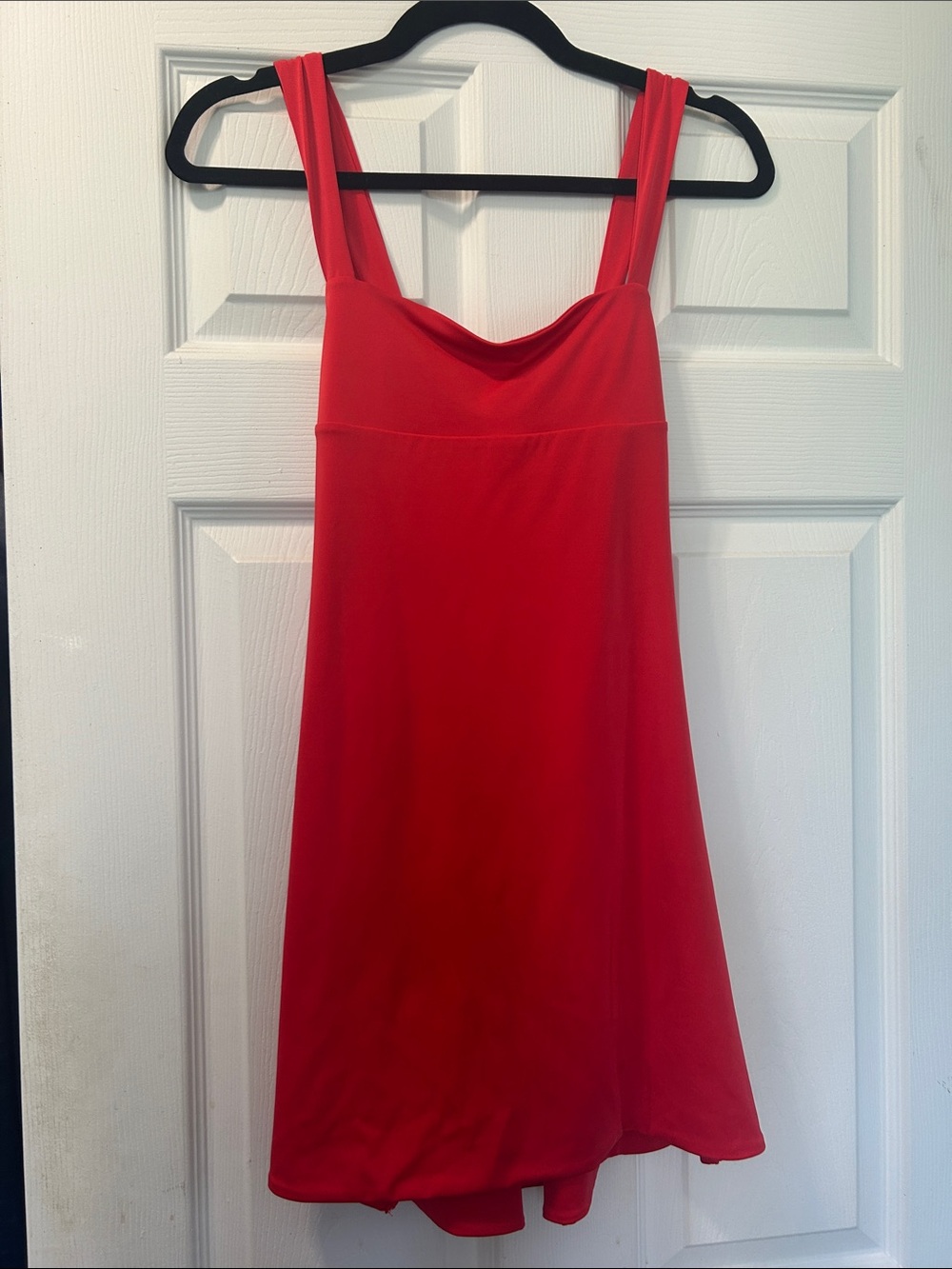 Oh Polly Red Violetta Lace Back Dress